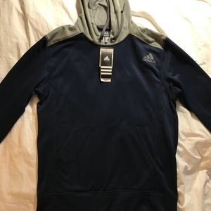 Blue and Gray Adidas Sweatshirt/Hoodie